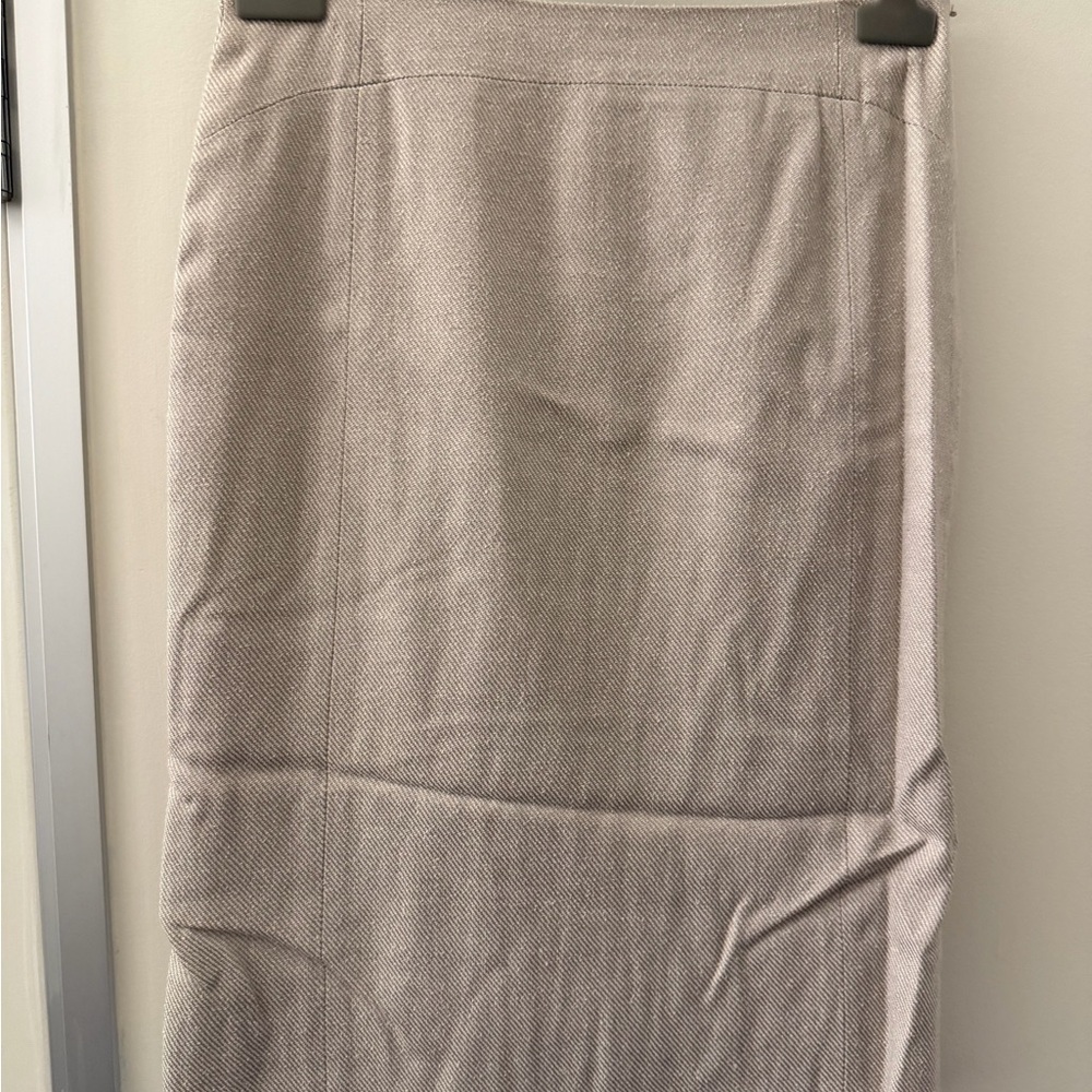 Rebecca Taylor Beige Pencil Skirt